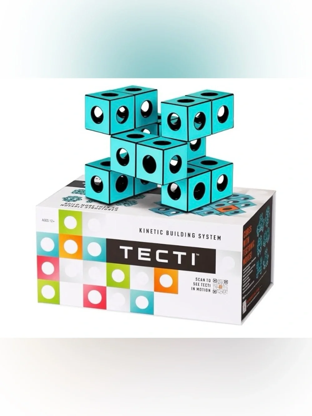 TECTI Kinetic Building System - Cubes with Seismic Moves , NEW